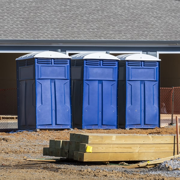 is there a specific order in which to place multiple porta potties in Gallatin TX